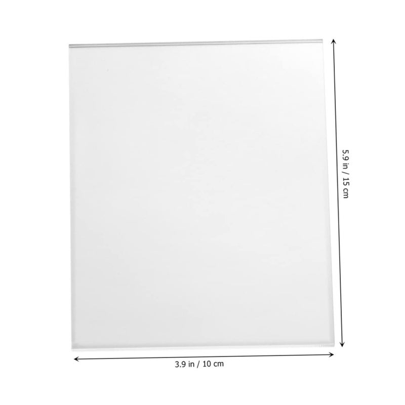 10 Pcs Clear Acrylic Sheets For DIY Crafts Home Decor Display Projects - Image 5